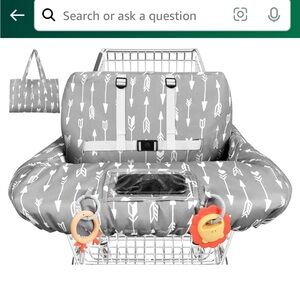 Shopping Cart Cover for Baby, Universal Fit, Soft Padded Grocery Cart Cover